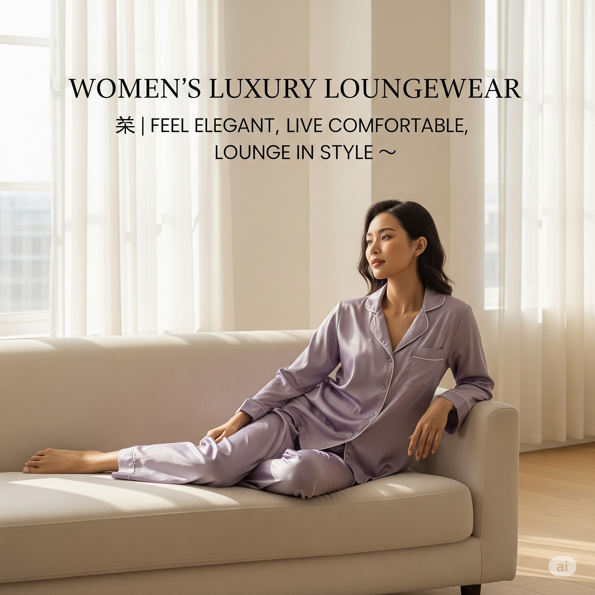 WOMEN'S LUXURY LOUNGEWEAR | FEEL ELEGANT, LIVE COMFORTABLE, LOUNGE IN STYLE